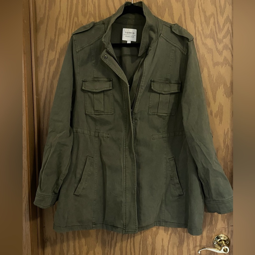 Torrid Military style jacket